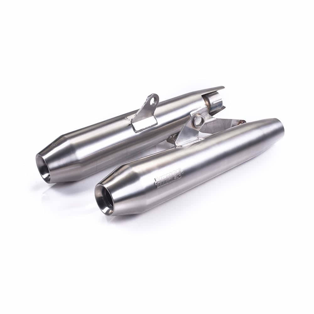 Brushed Stainless Steel Slip-ons - US | Triumph Motorcycles